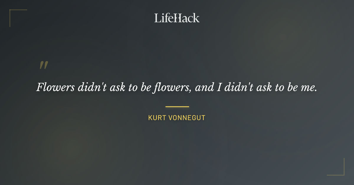 Quote by Kurt Vonnegut