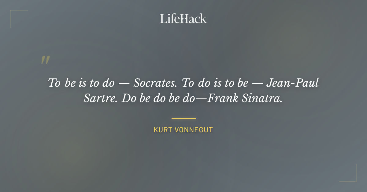 Quote by Kurt Vonnegut