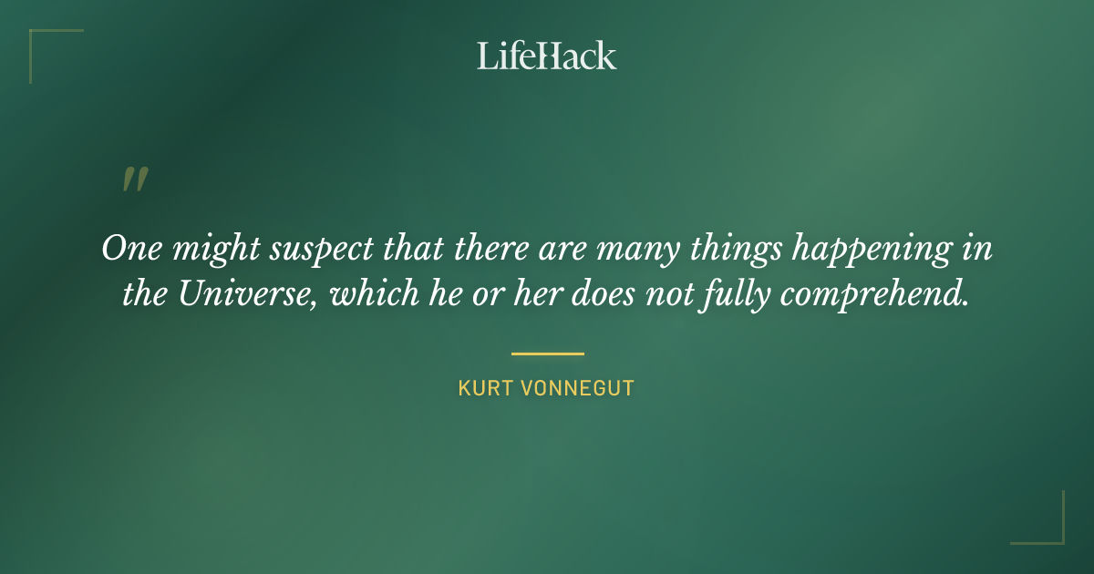 Quote by Kurt Vonnegut