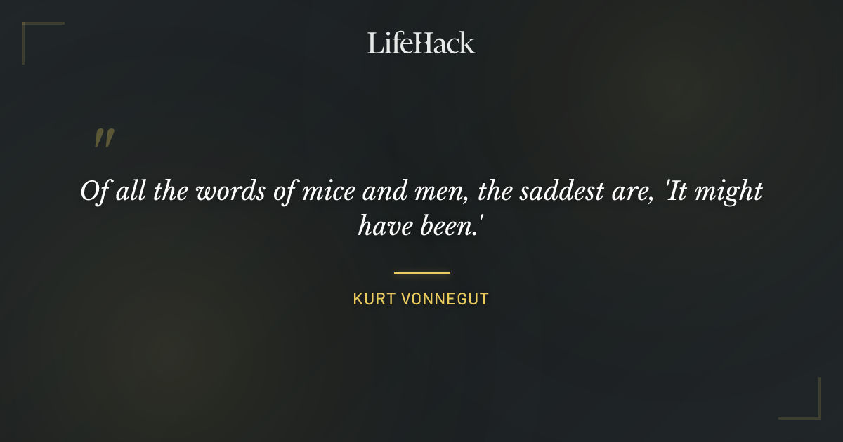 Quote by Kurt Vonnegut