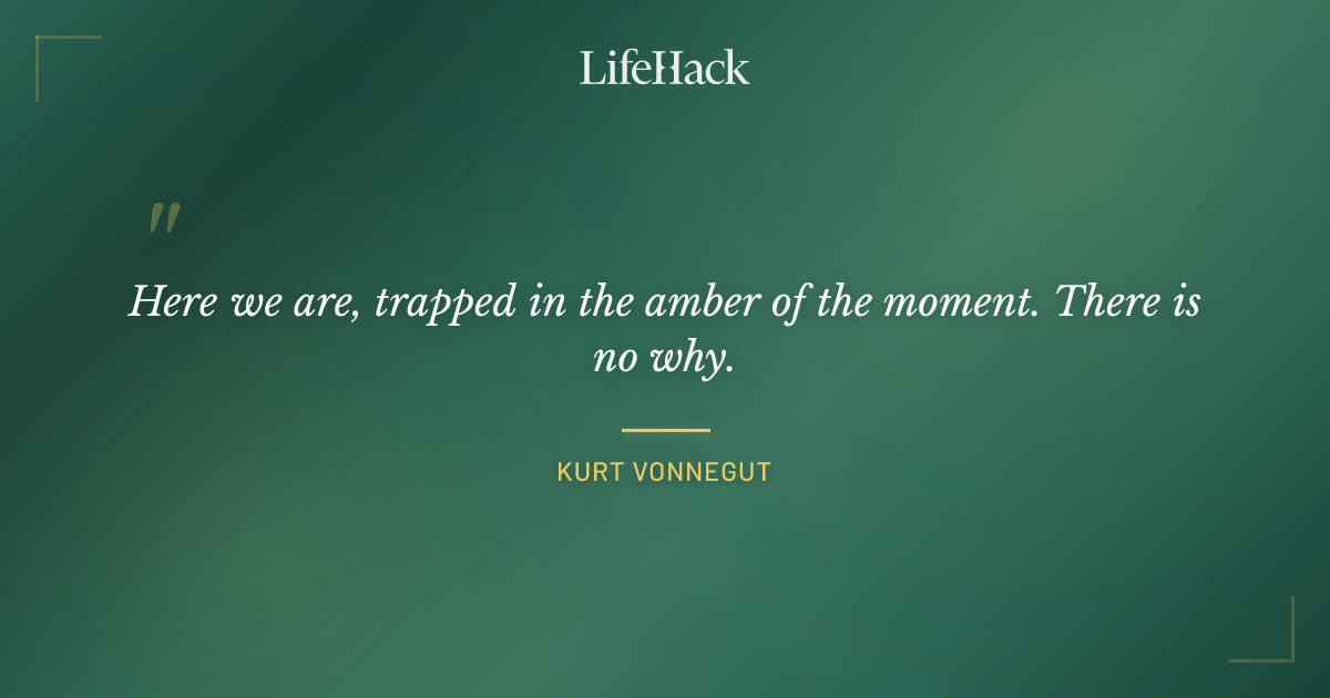 Quote by Kurt Vonnegut