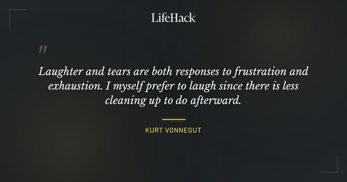 Quote by Kurt Vonnegut