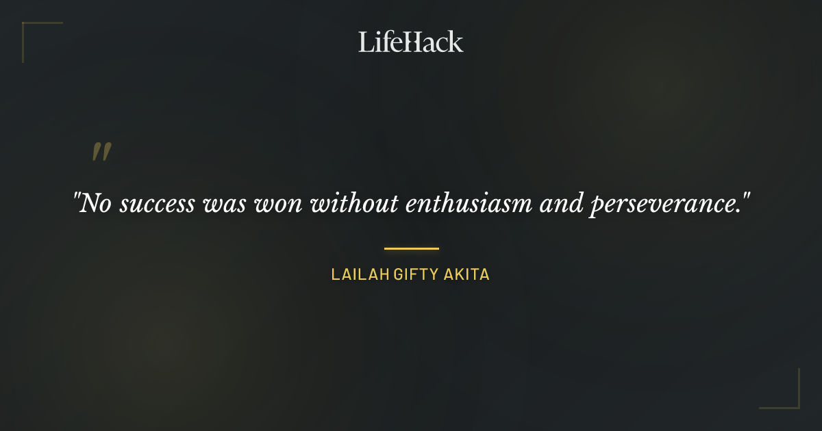 Quote by Lailah Gifty Akita