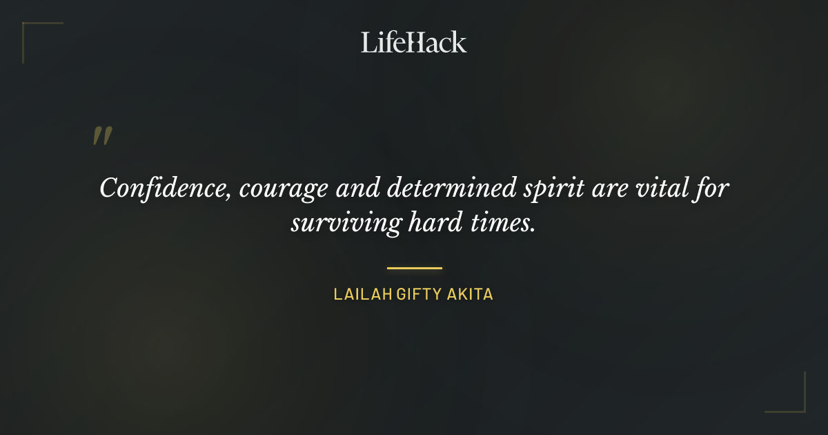Quote by Lailah Gifty Akita