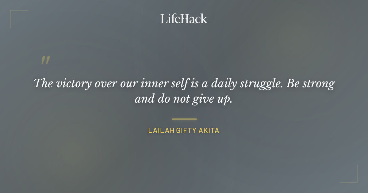 Quote by Lailah Gifty Akita