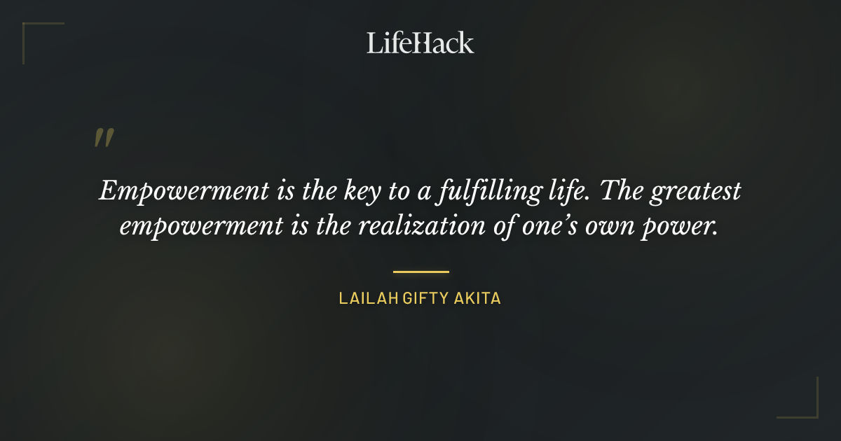 Quote by Lailah Gifty Akita