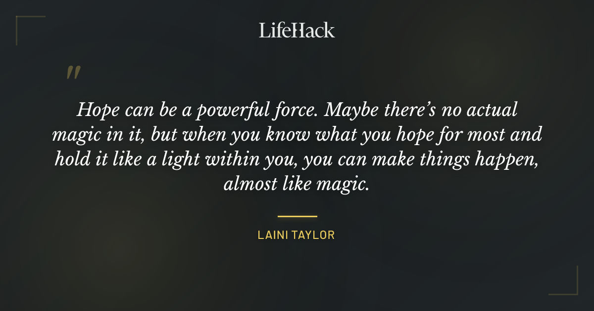 Quote by Laini Taylor