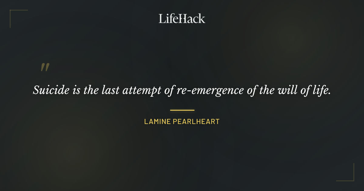 Quote by Lamine Pearlheart