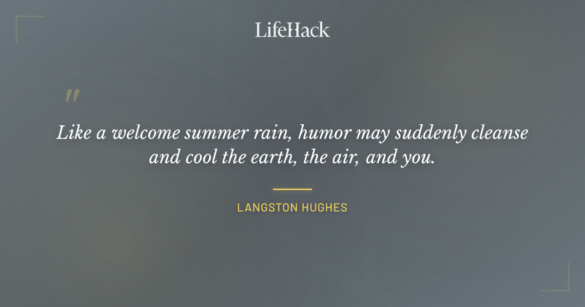 Quote by Langston Hughes