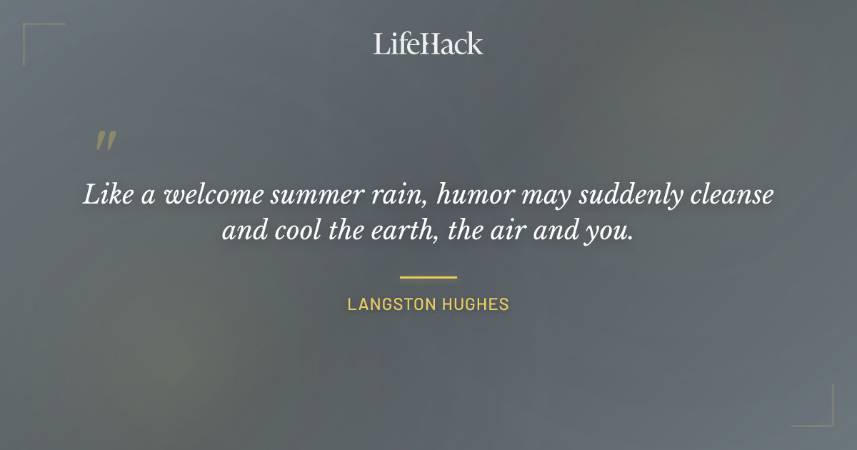 Quote by Langston Hughes