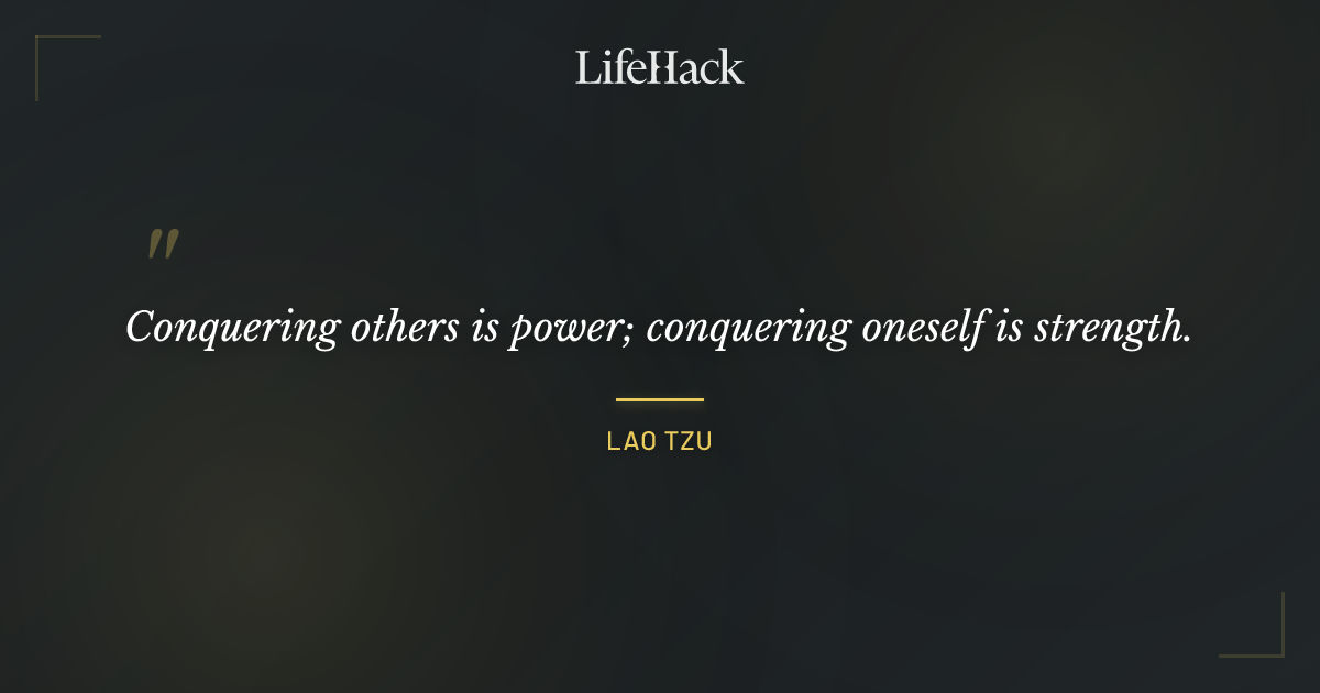 Quote by Lao Tzu