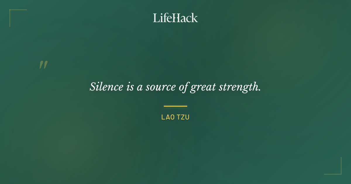 Quote by Lao Tzu