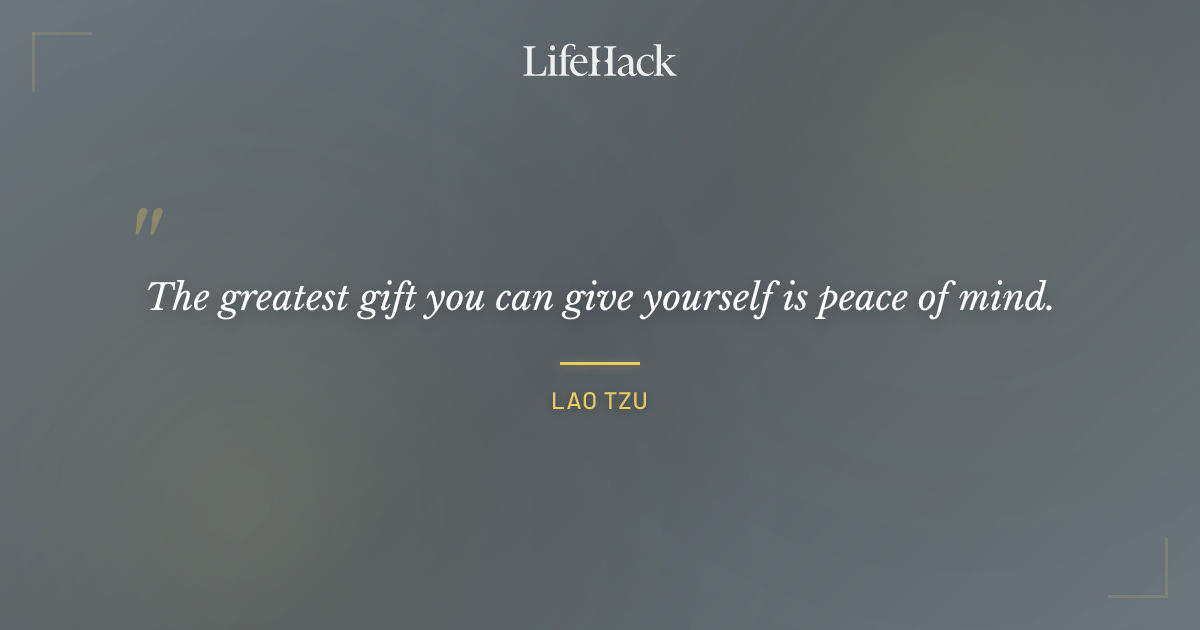 Quote by Lao Tzu