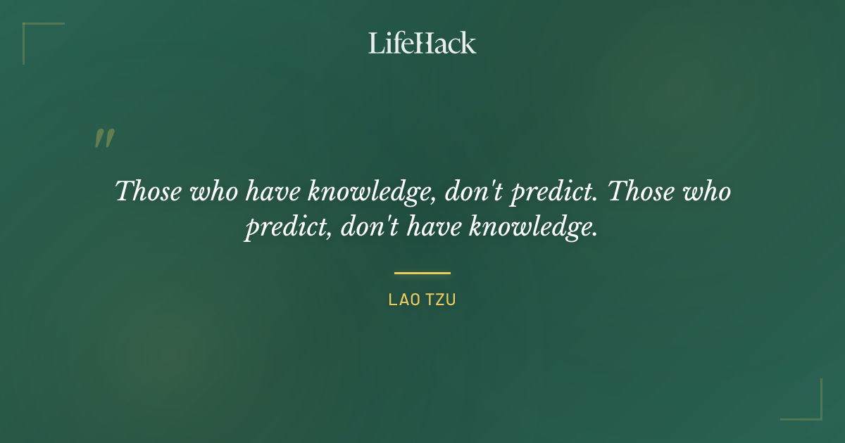 Quote by Lao Tzu