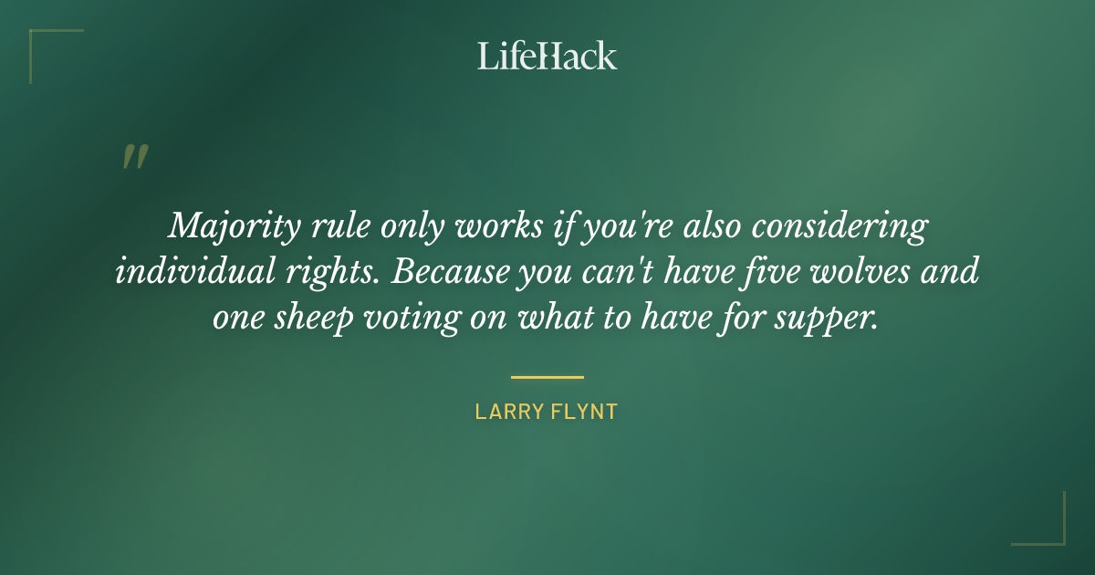 Quote by Larry Flynt