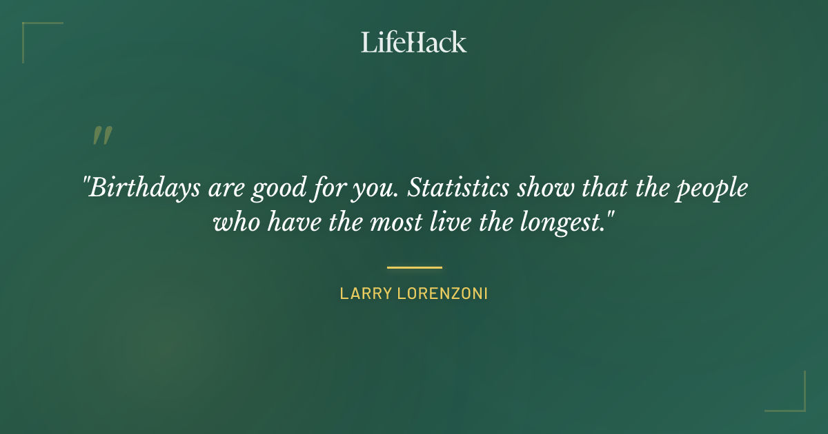 Quote by Larry Lorenzoni