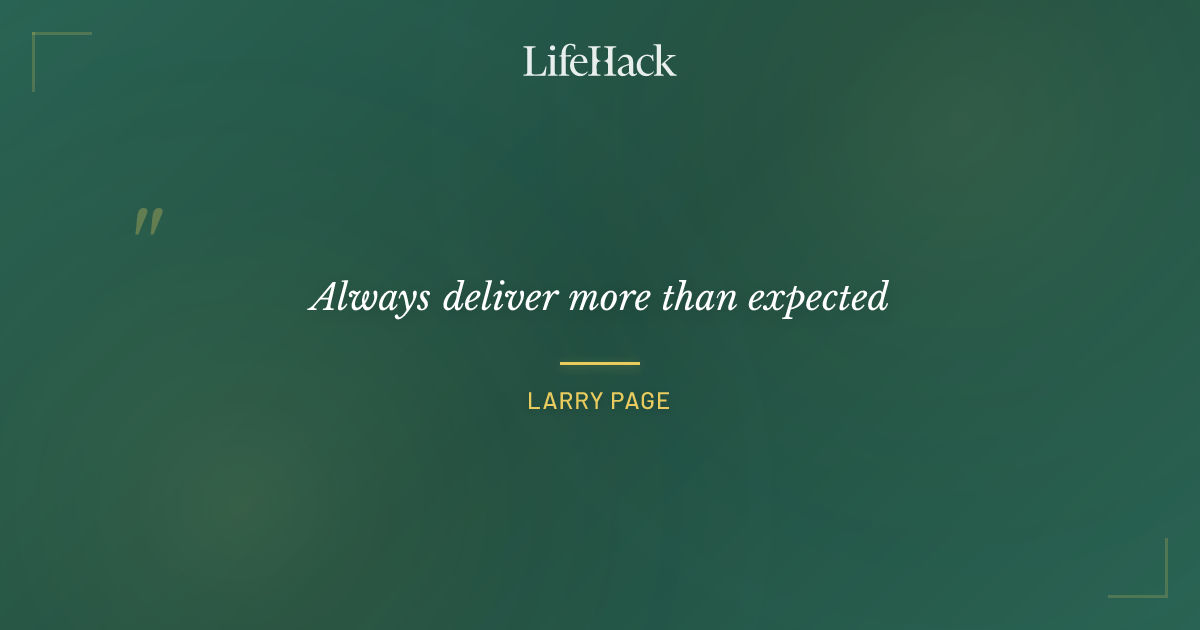 Quote by Larry Page
