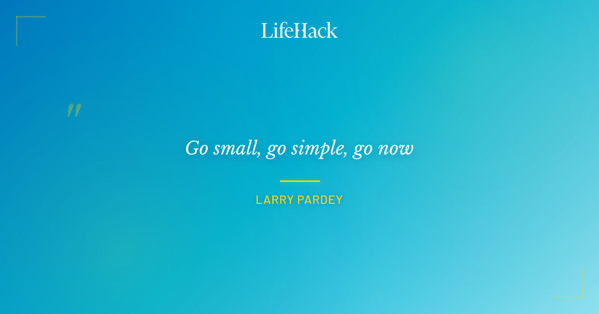 Quote by Larry Pardey