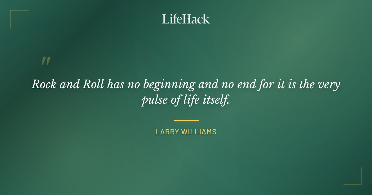Quote by Larry Williams