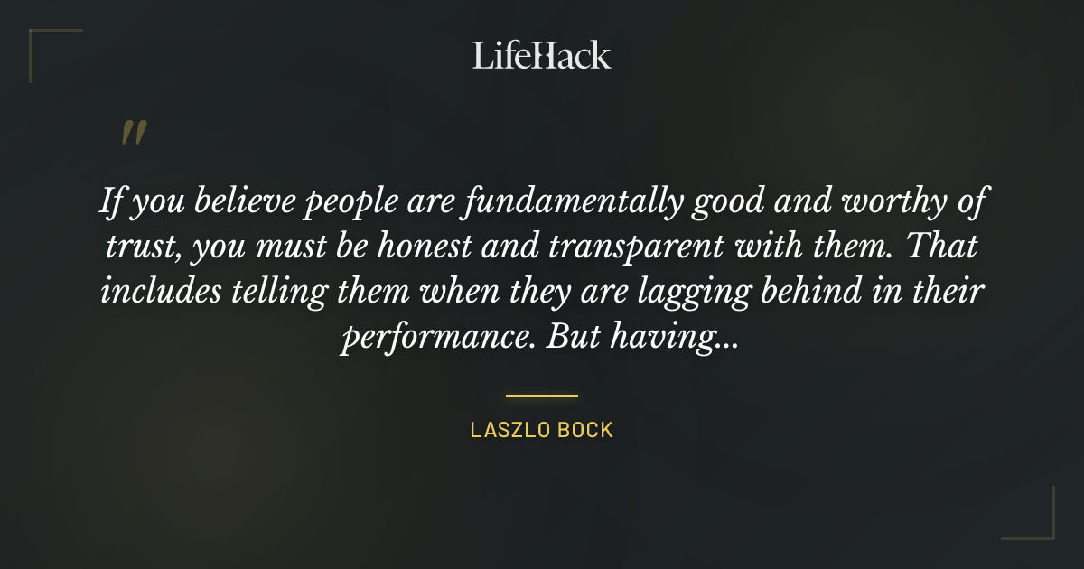 Quote by Laszlo Bock
