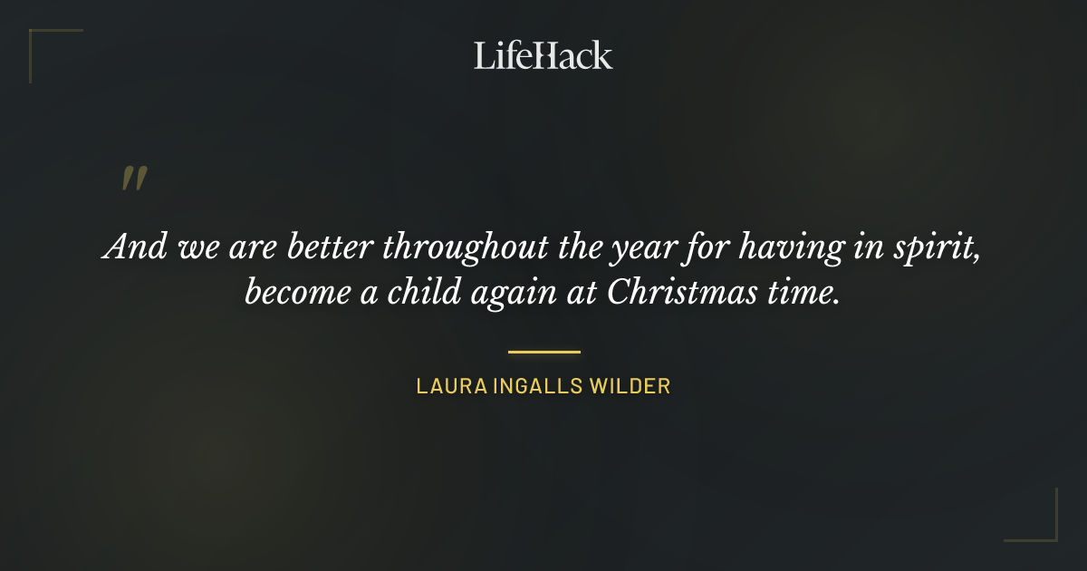 Quote by Laura Ingalls Wilder
