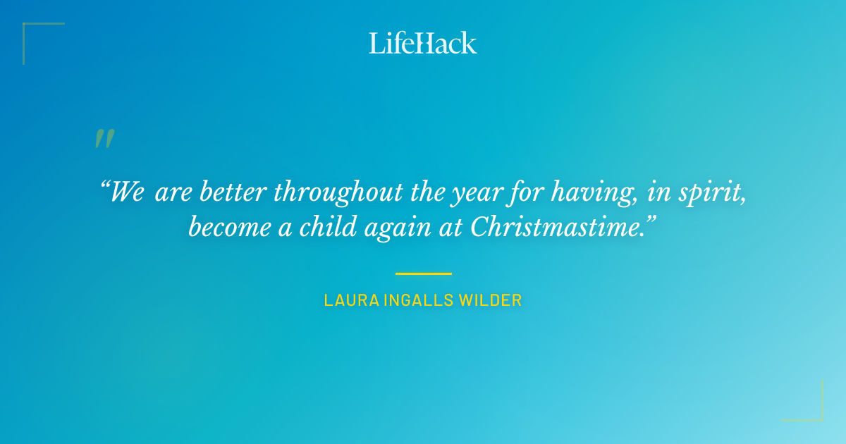 Quote by Laura Ingalls Wilder