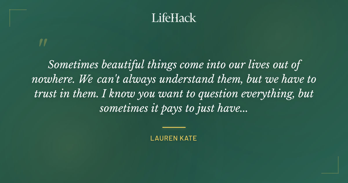 Quote by Lauren Kate