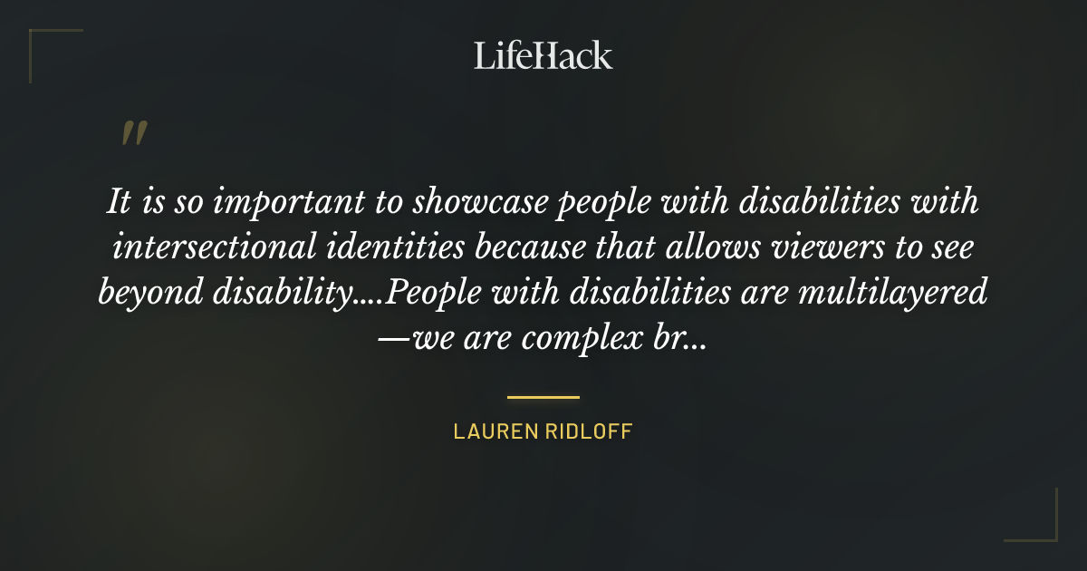 Quote by Lauren Ridloff