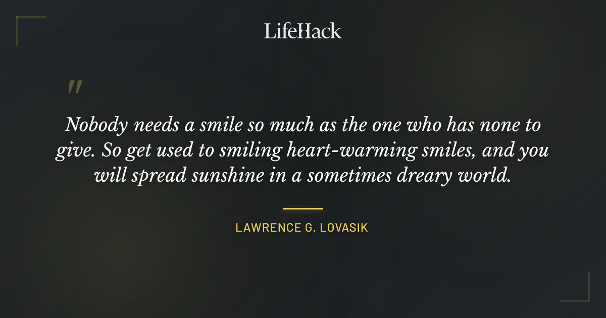 Quote by Lawrence G. Lovasik