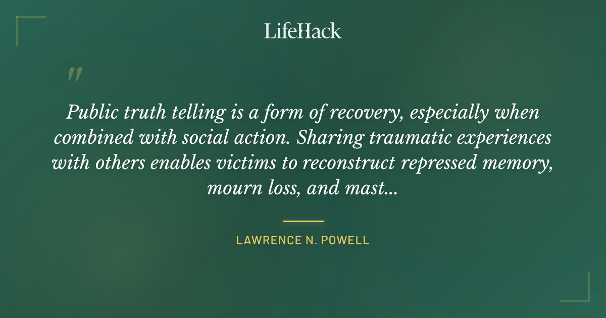 Quote by Lawrence N. Powell