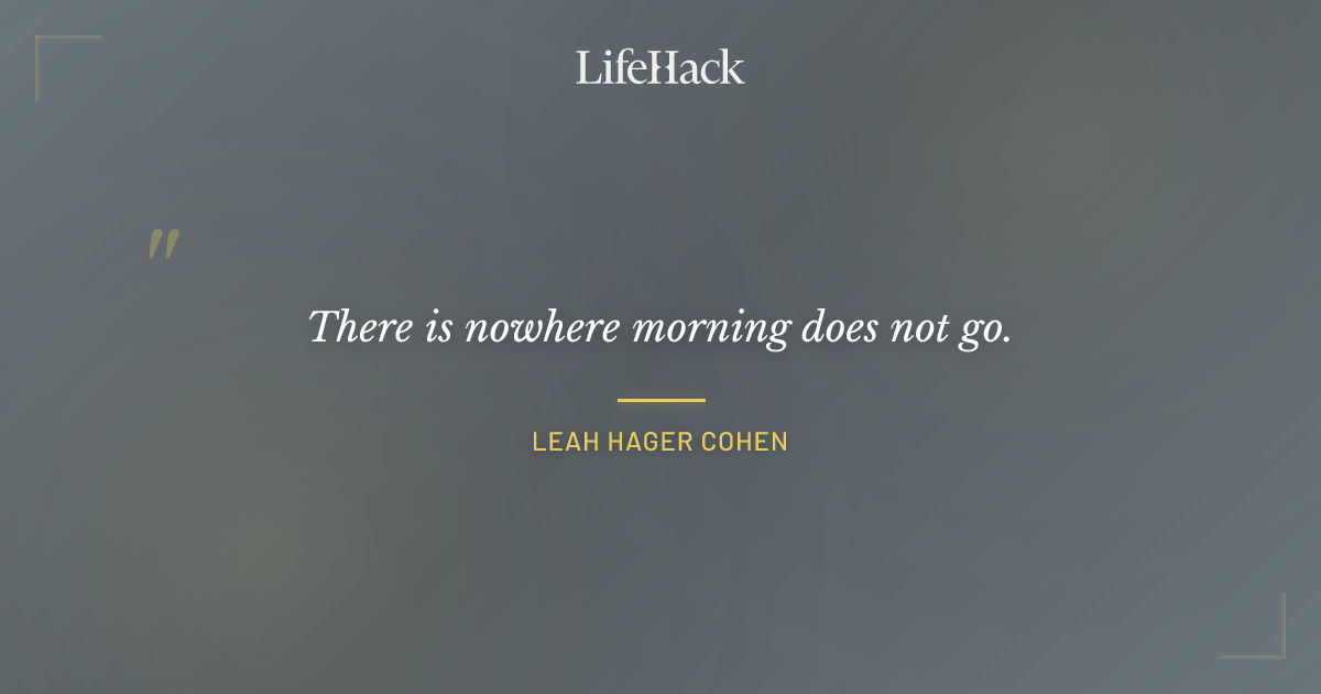 Quote by Leah Hager Cohen