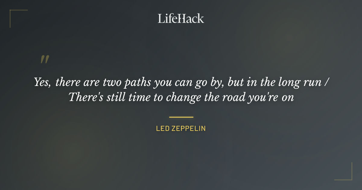 Quote by Led Zeppelin