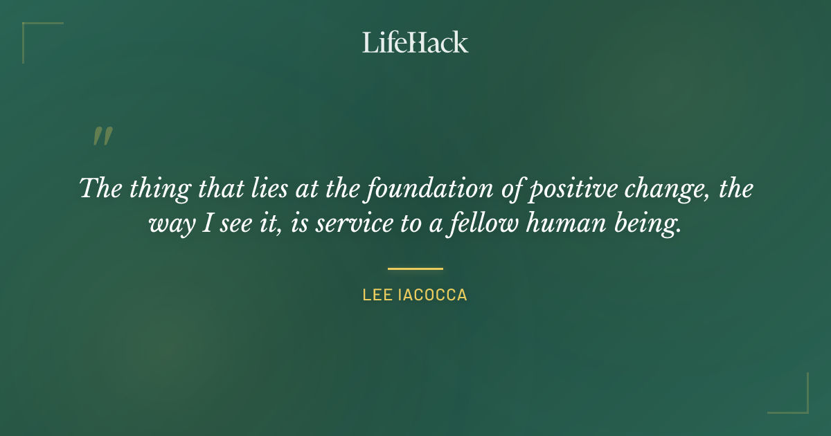 Quote by Lee Iacocca