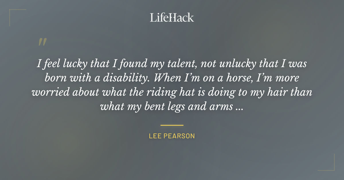Quote by Lee Pearson
