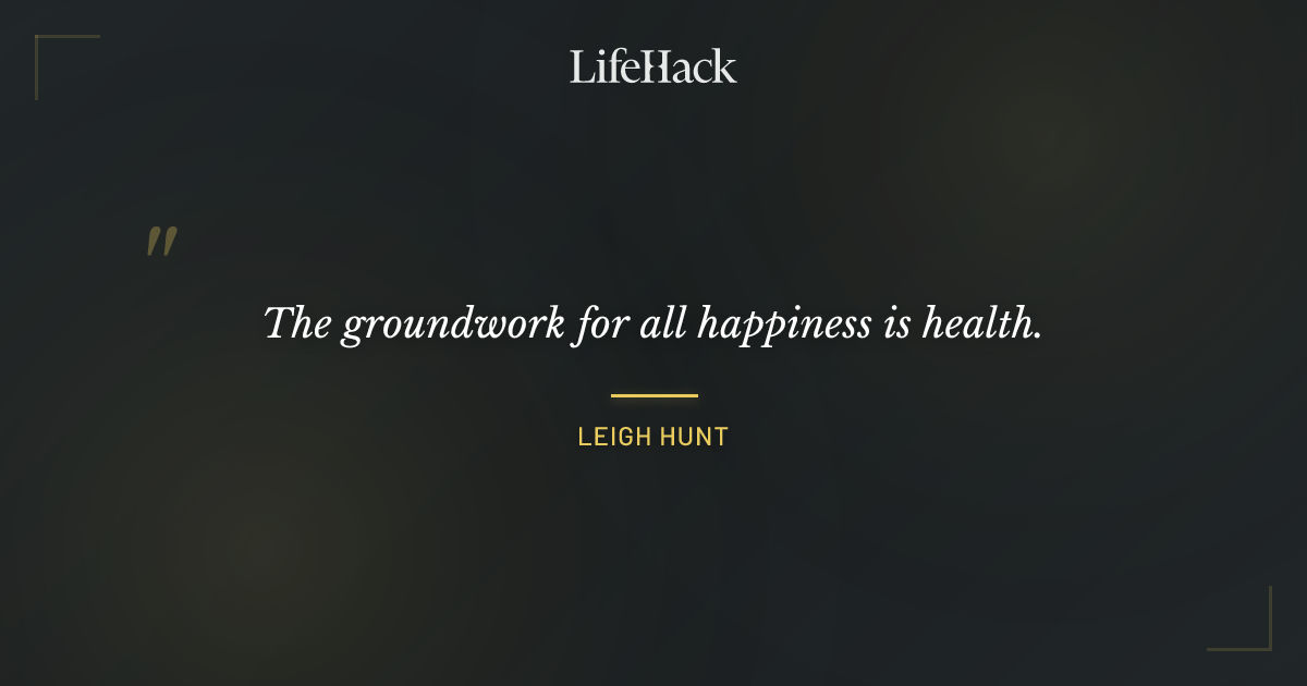Quote by Leigh Hunt