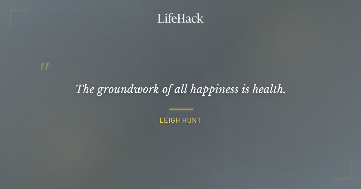 Quote by Leigh Hunt