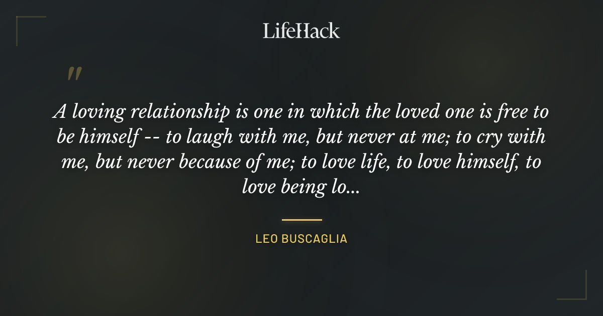 Quote by Leo Buscaglia