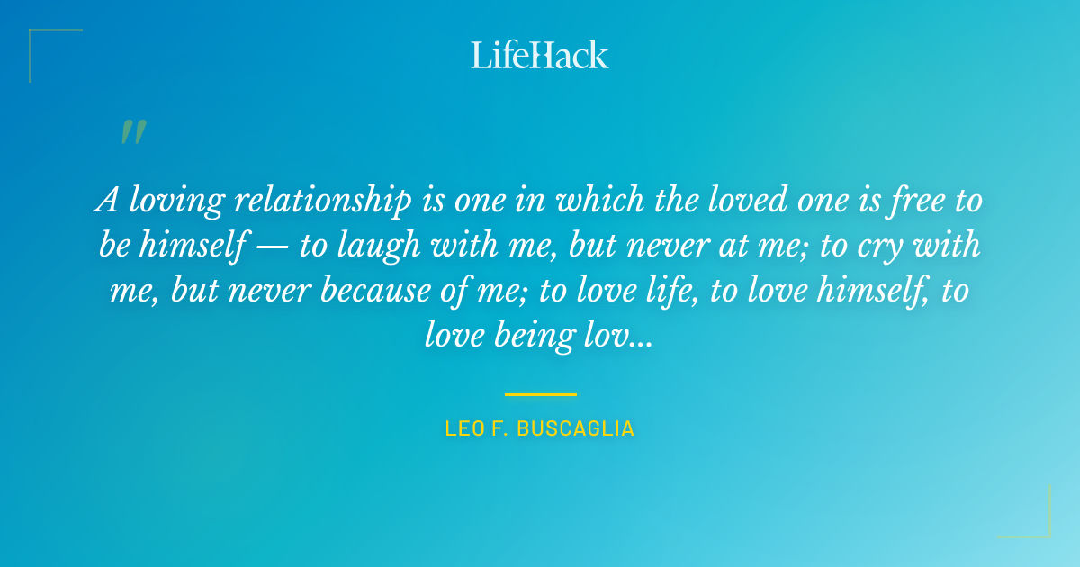 Quote by Leo F. Buscaglia