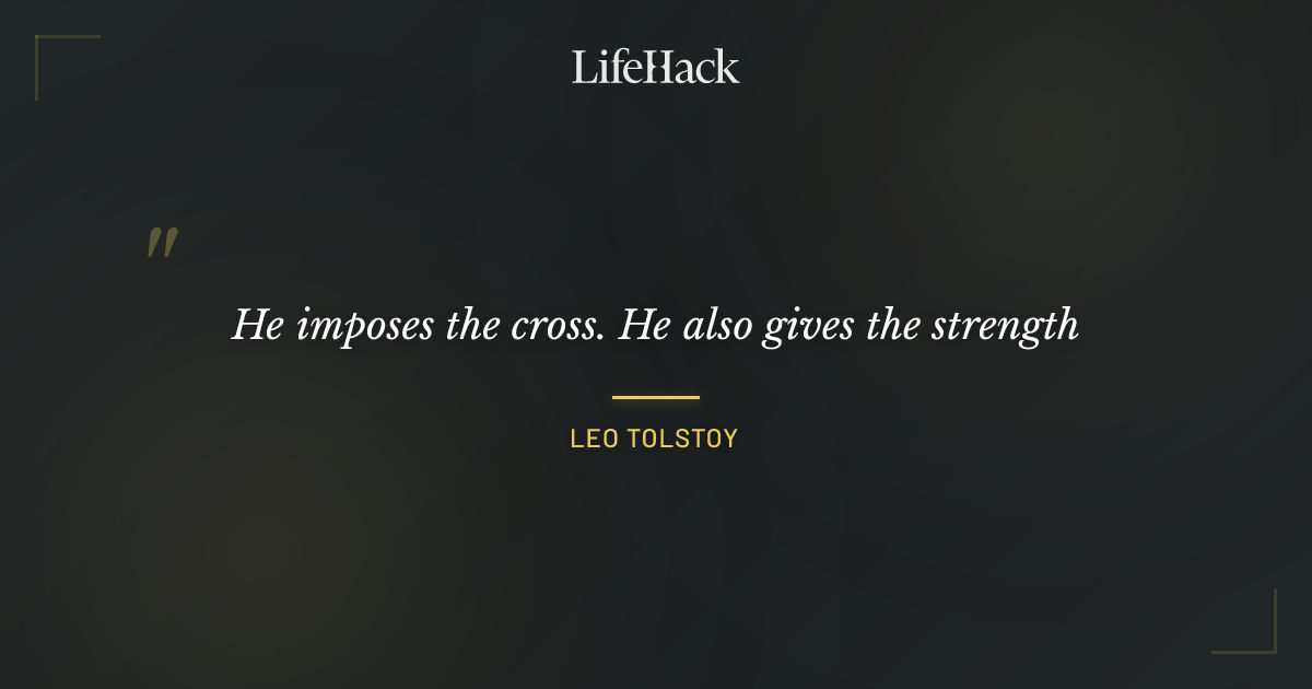 Quote by Leo Tolstoy