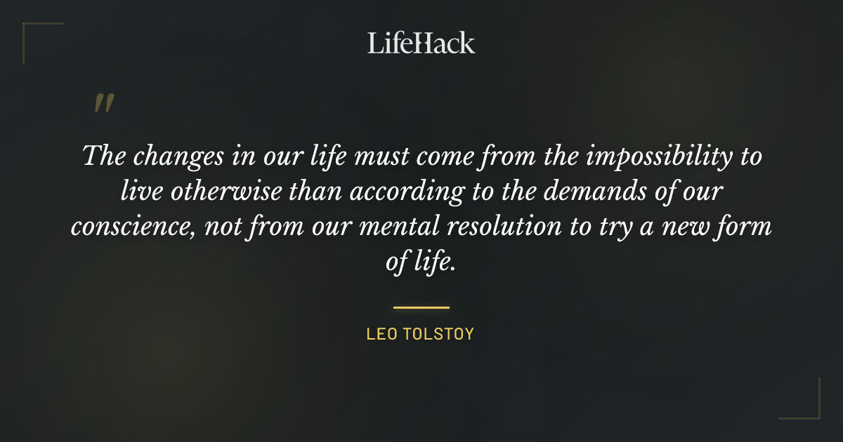 Quote by Leo Tolstoy