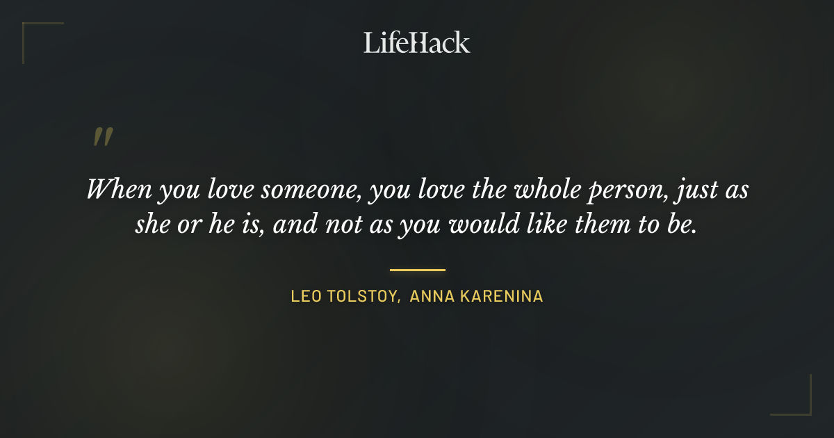 Quote by Leo Tolstoy, Anna Karenina