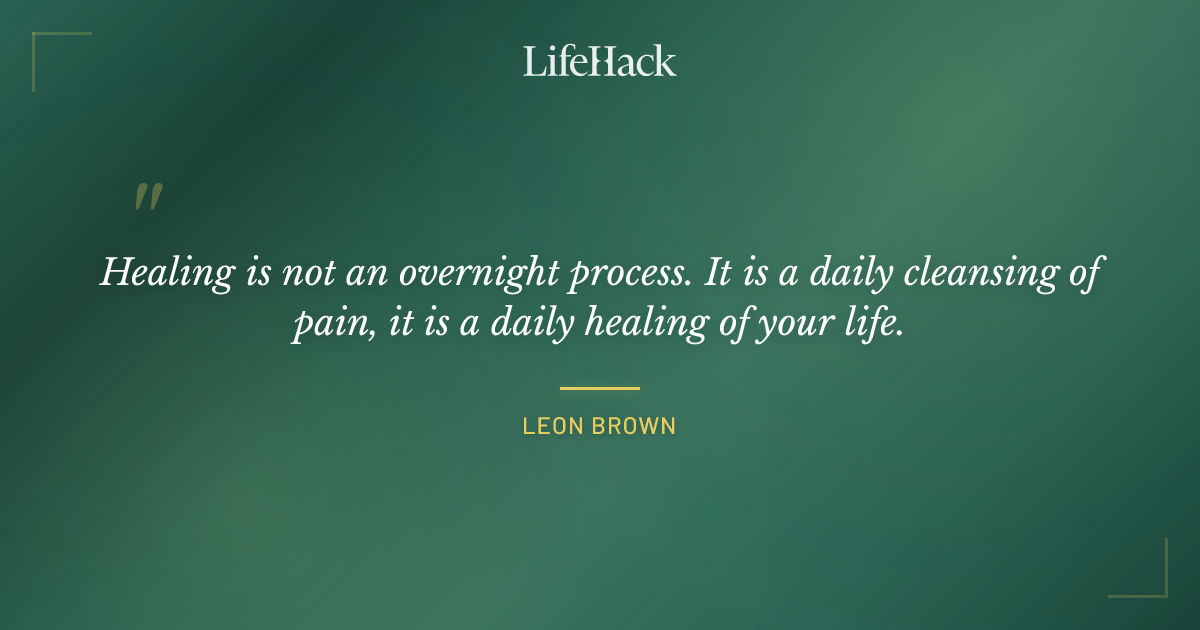 Quote by Leon Brown