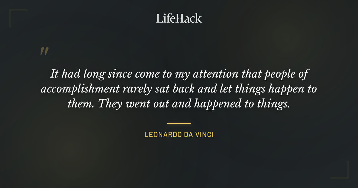 Quote by Leonardo da Vinci