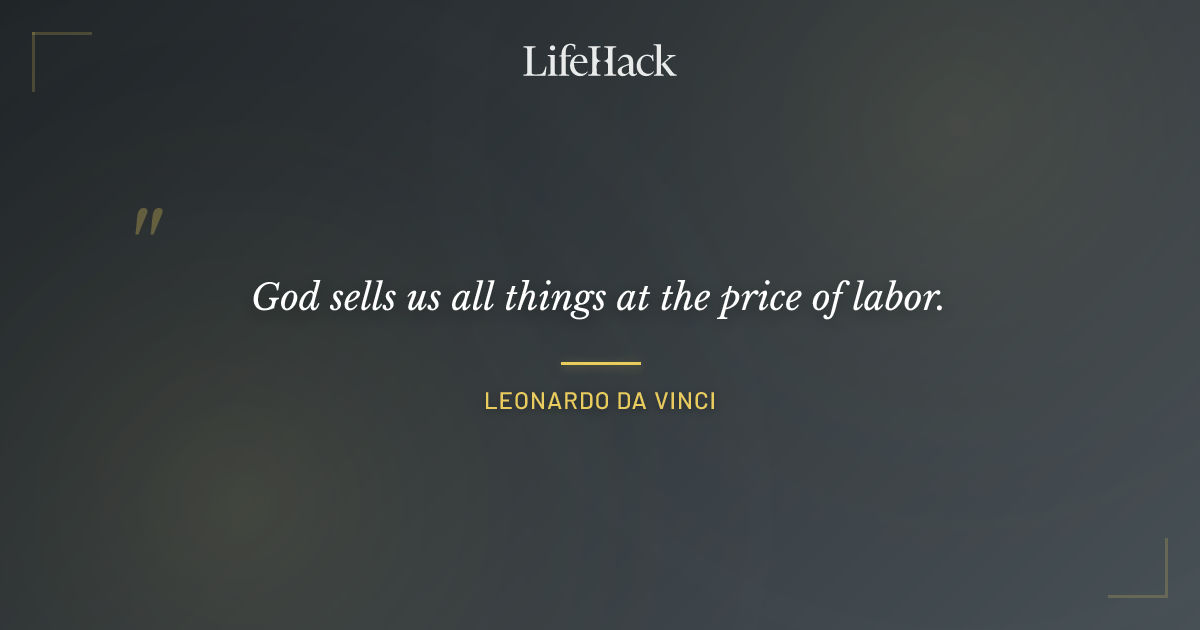 Quote by Leonardo da Vinci