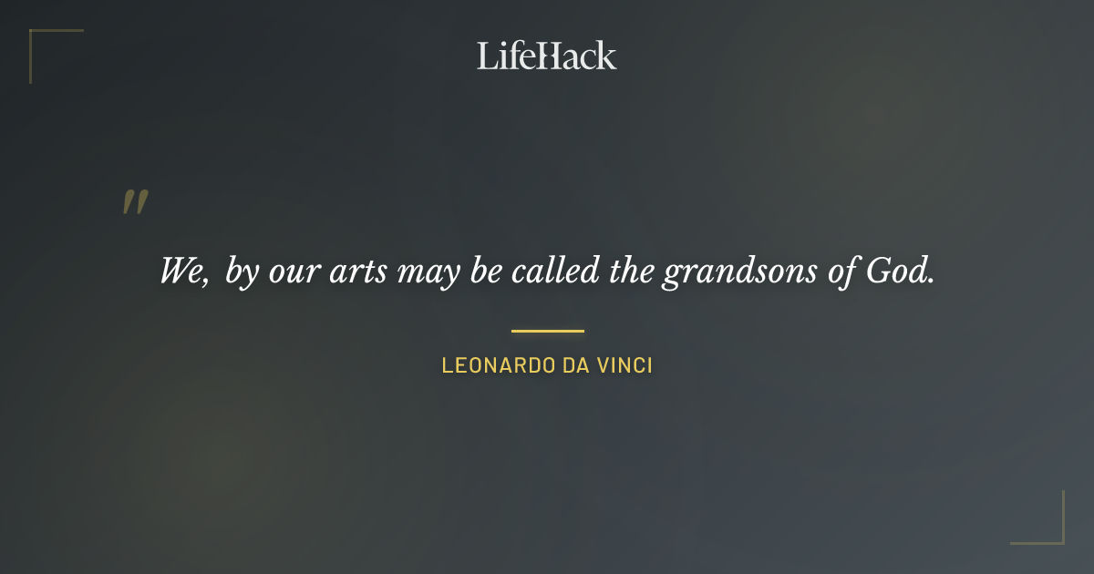 Quote by Leonardo da Vinci