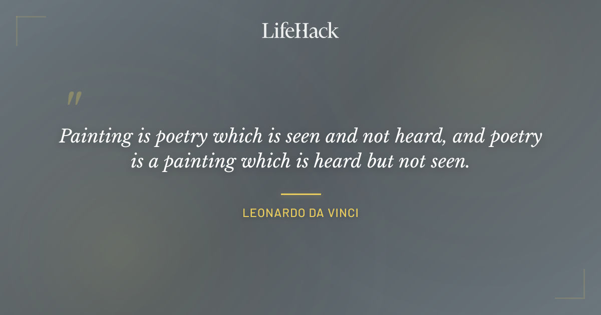 Quote by Leonardo da Vinci