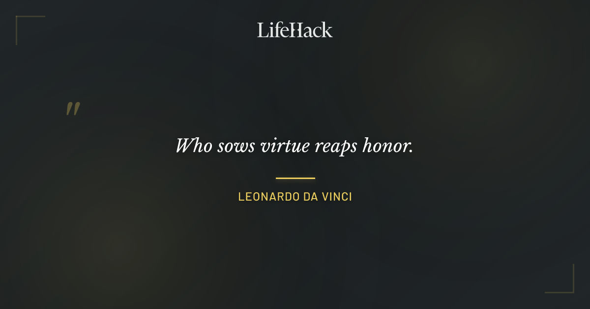 Quote by Leonardo da Vinci
