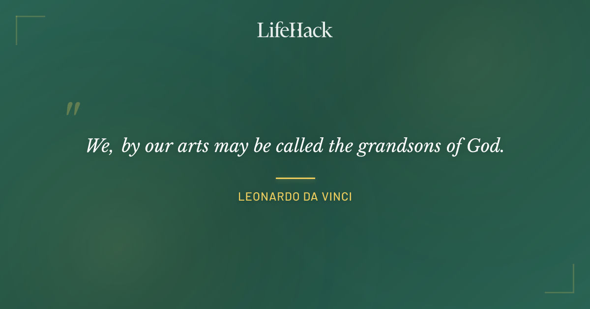 Quote by Leonardo da Vinci