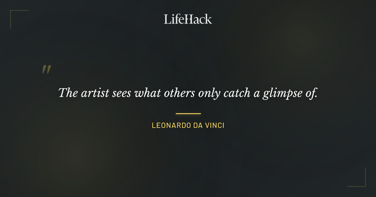 Quote by Leonardo da Vinci