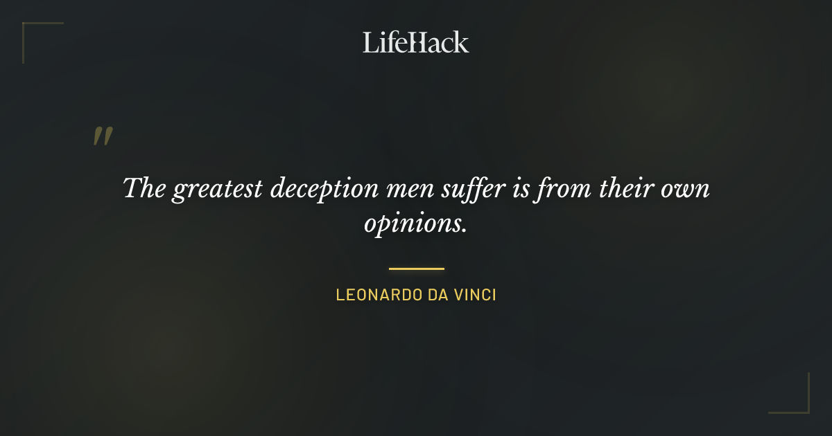Quote by Leonardo da Vinci